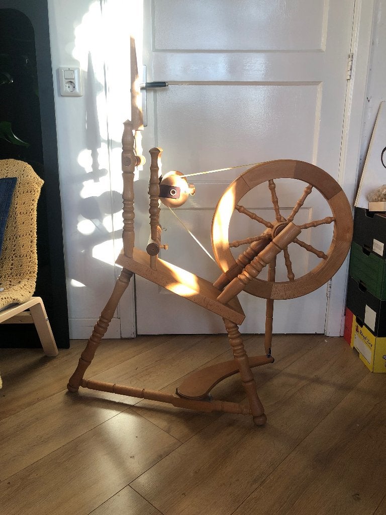 Wernekink spinnewiel, Ophalen, Refurbished, Spinnewiel