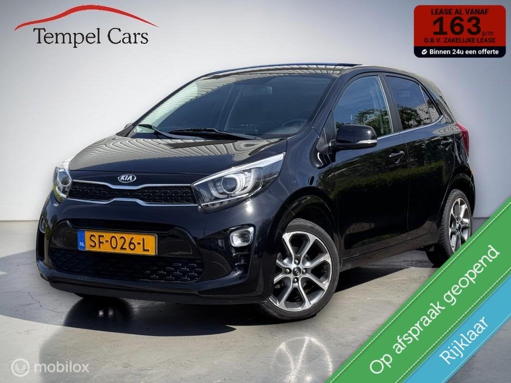 Kia Picanto 1.0 CVVT DynamicPlusLine| Clima| Camera| Carplay, Auto's, Kia, Bedrijf, Te koop, Picanto, ABS, Achteruitrijcamera