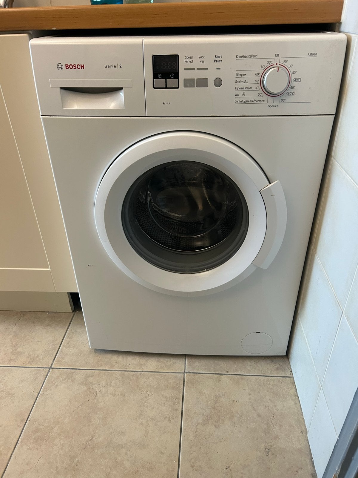 Bosch Serie 2 Wasmachine - Efficiënt en Betrouwbaar, Witgoed en Apparatuur, Ophalen, Gebruikt, 85 tot 90 cm, 1200 tot 1600 toeren