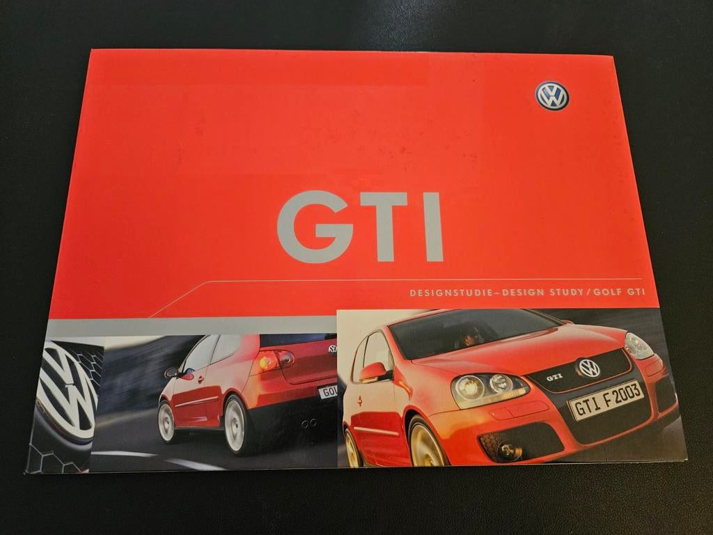 Persmap Volkswagen Golf GTi Designstudie 2003, Ophalen of Verzenden, Zo goed als nieuw, Volkswagen