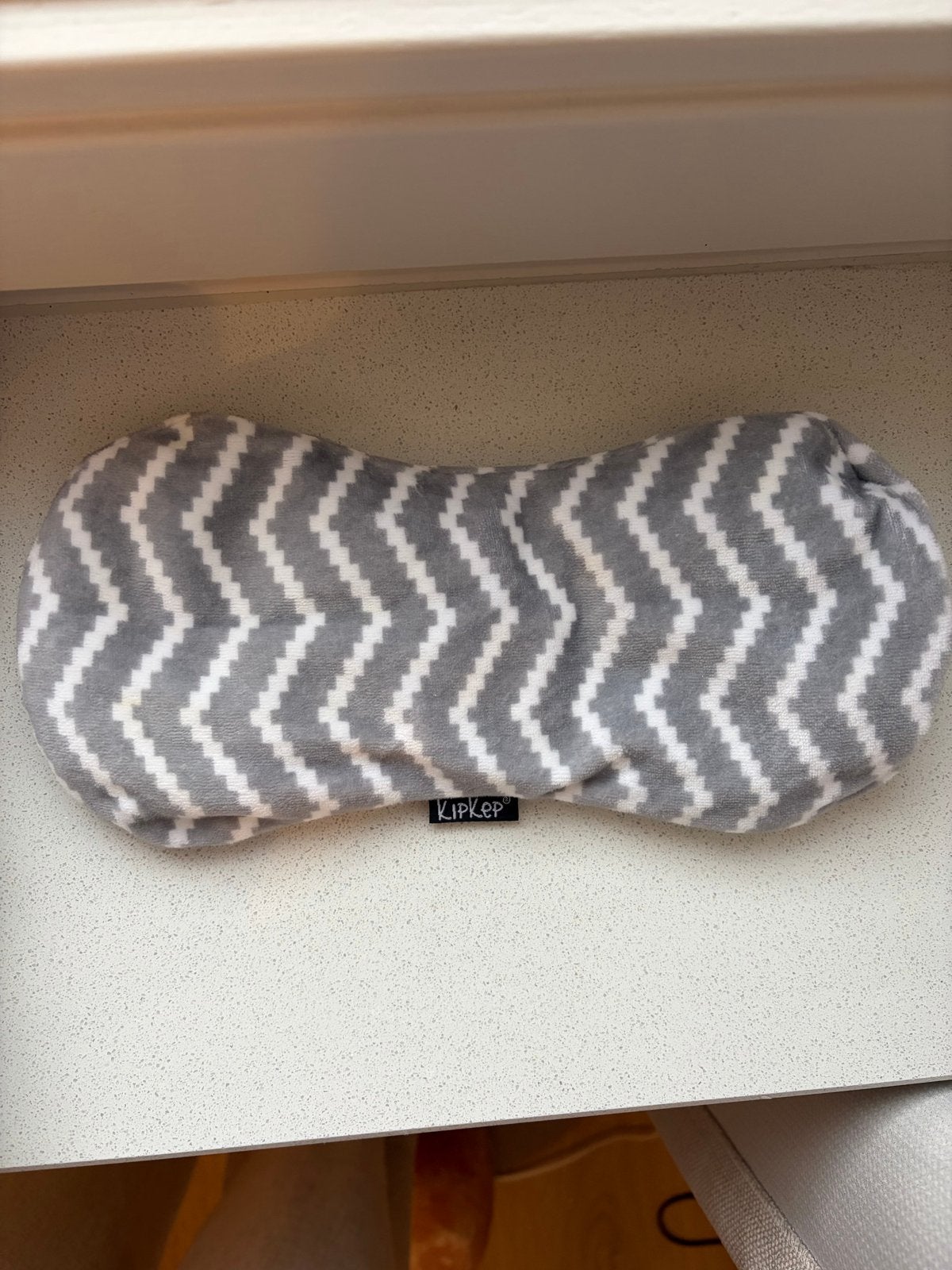 KipKep Woller warmtekussen - grijs zigzag, Ophalen of Verzenden, Zo goed als nieuw