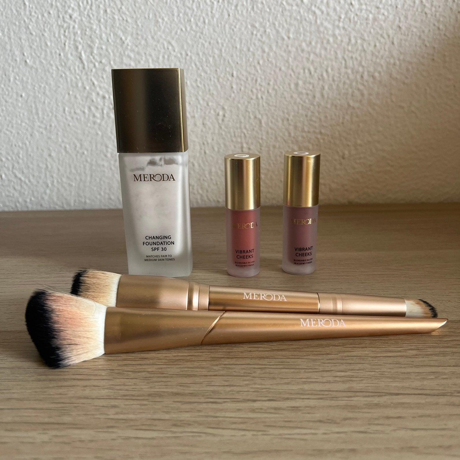 Meroda set (gebruikt), Sieraden, Tassen en Uiterlijk, Uiterlijk | Cosmetica en Make-up, Ophalen, Overige kleuren, Gehele gezicht