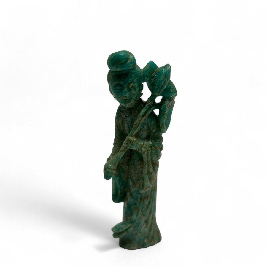19e eeuws Chinees turkoois sculptuur, guanyin