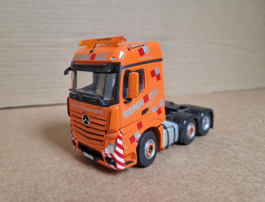 Tekno Mercedes trekker Senn AG, Hobby en Vrije tijd, Modelauto's | 1:50, Ophalen, Nieuw, Bus of Vrachtwagen, Tekno