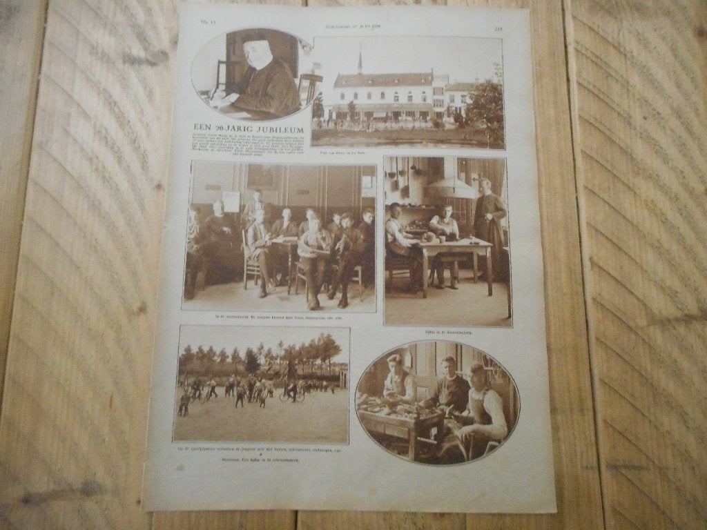 Boxtel. Huize de la Salle. 20-Jarig bestaan. 1928., Ophalen of Verzenden, 1920 tot 1940, Nederland, Knipsel(s)