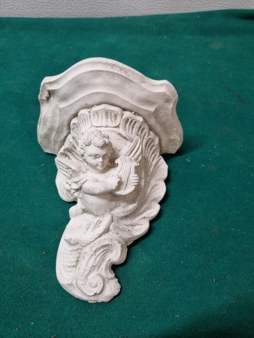 Muurschap met engel beton, Huis en Inrichting, Woonaccessoires | Wanddecoraties, Ophalen of Verzenden, 'T Olde Gre-j, Info@toldegrej.nl