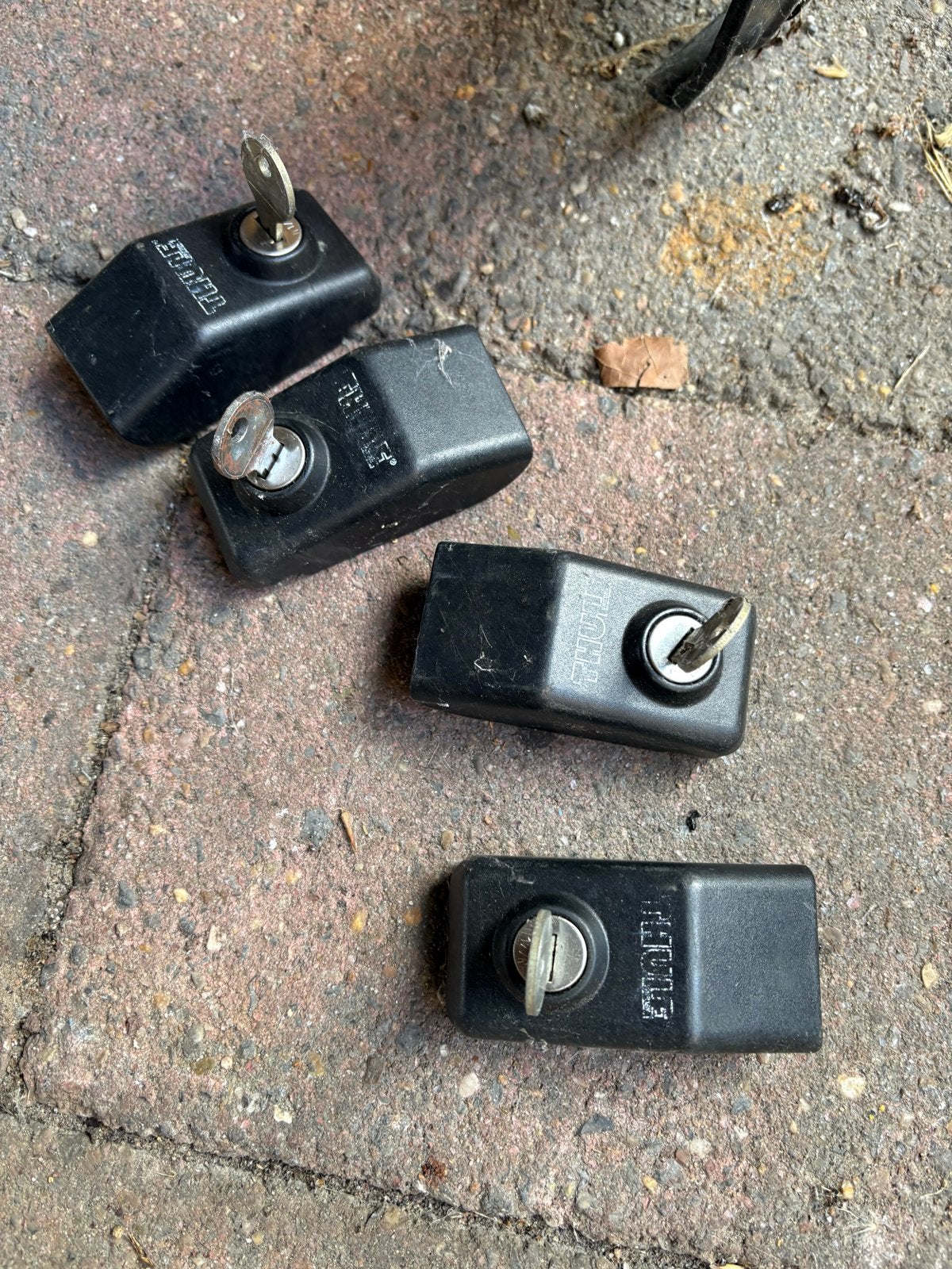 Thule dakdragers met sloten voor VW T4, Auto diversen, Dakdragers, Gebruikt, Ophalen