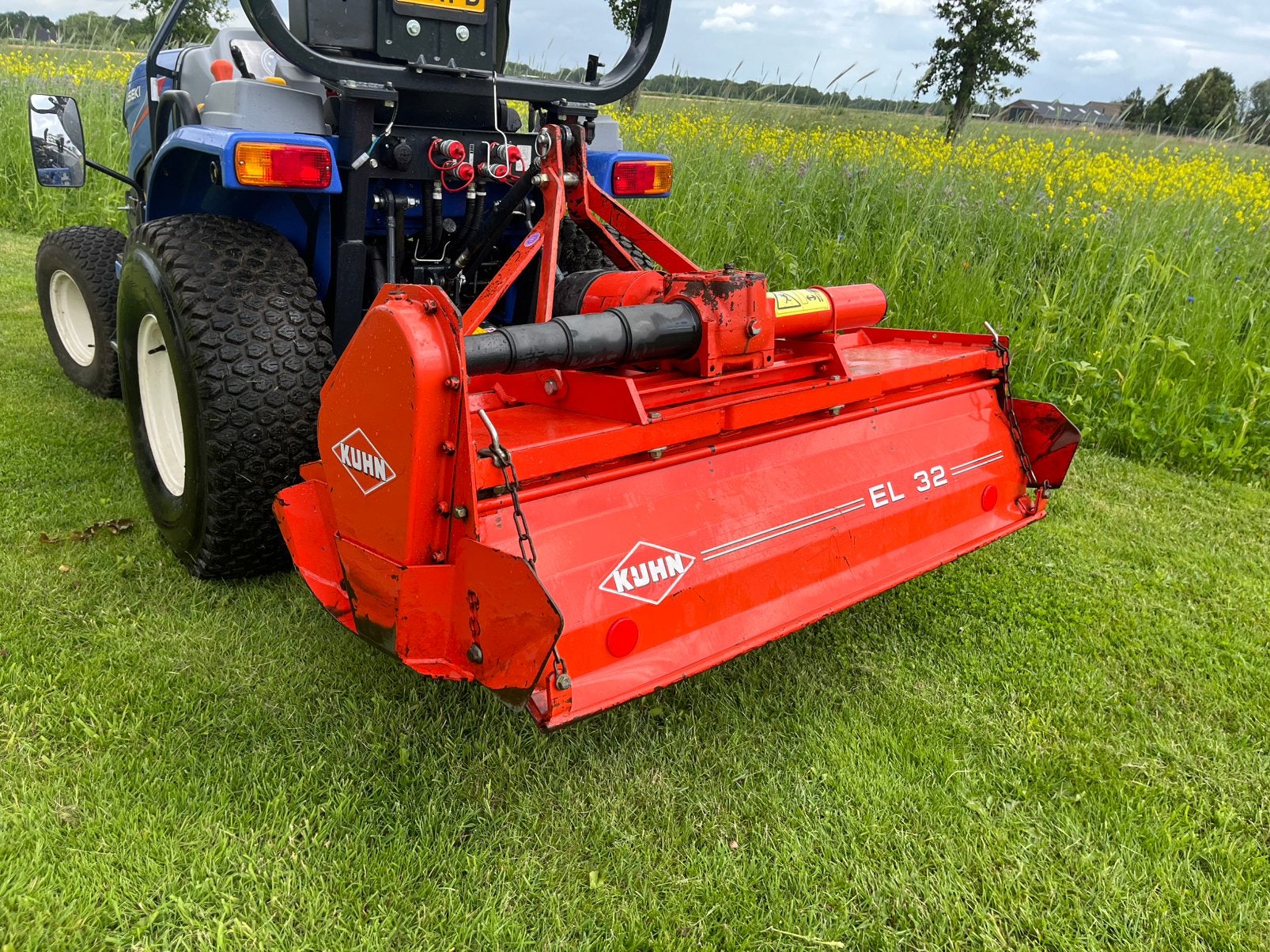 Kuhn EL32 grondfrees, Ophalen, Grondbewerking