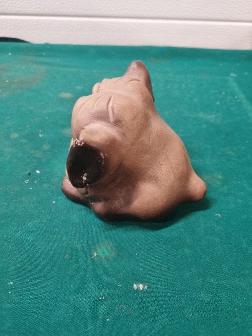 beeld hond bulldog vintage, Verzamelen, Ophalen of Verzenden