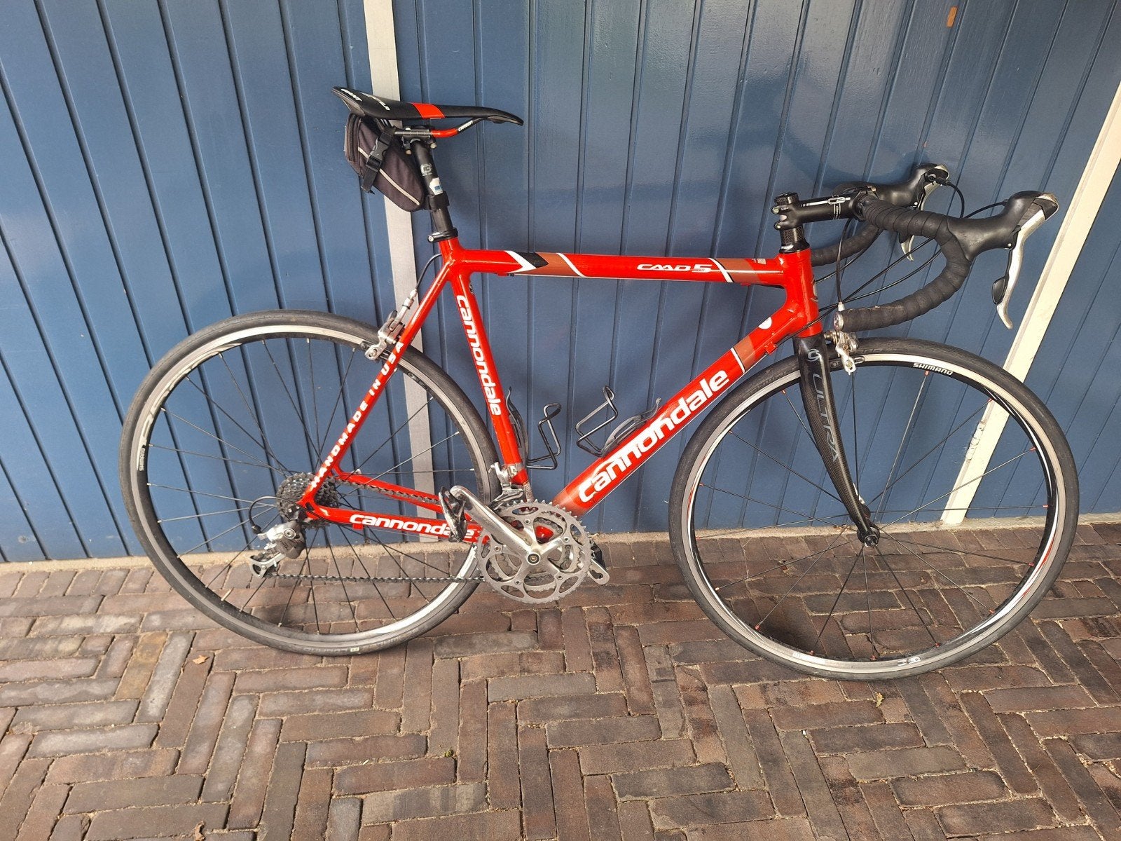 Cannondale racefiets, frame 54 cm, Shimano Tiagra, 28 inch, Gebruikt, Aluminium, Meer dan 20 versnellingen