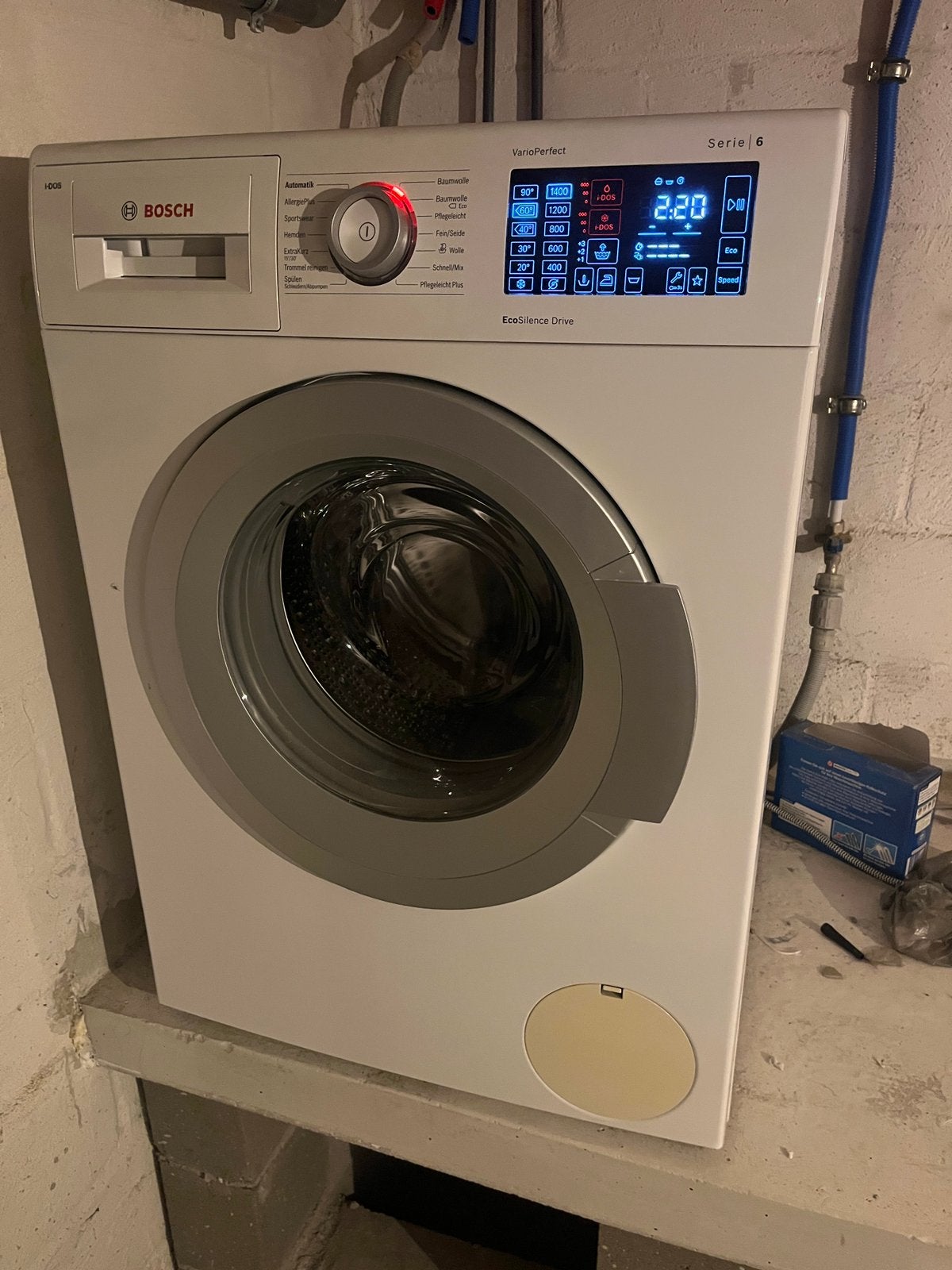 Wasmachine Bosch Serie 6 I-DOS, Ophalen, Gebruikt, Voorlader