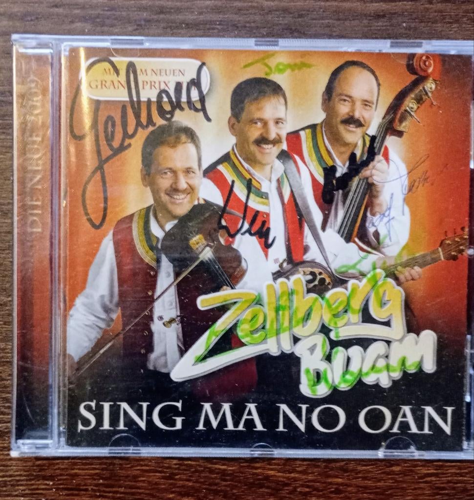Zellberg Buam - Sing Ma No Oan cd GESIGNEERD, Verzenden, Gebruikt