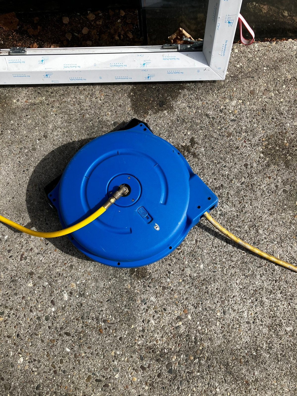 Luchtslanghaspel / automaat, Doe-het-zelf en Verbouw, 100 liter of meer, Ophalen of Verzenden, Zo goed als nieuw, 6 tot 10 bar