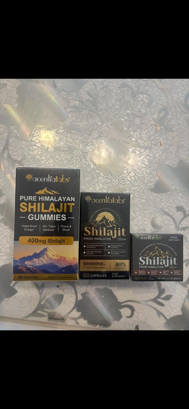 Acentialabs Shilajit Supplementen (Gummies, Capsules, Resin), Ophalen of Verzenden, Nieuw, Overige typen