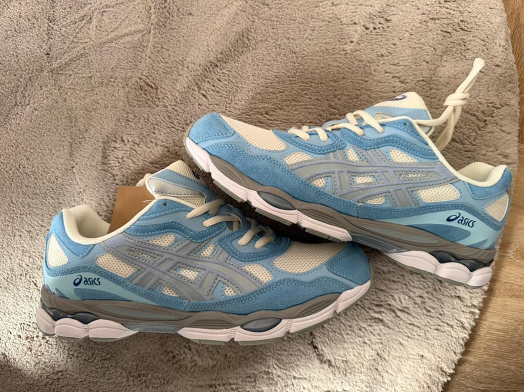 Asics gel nyc “Artic Sky”, Kleding | Heren, Schoenen, Ophalen of Verzenden, Zo goed als nieuw, Blauw