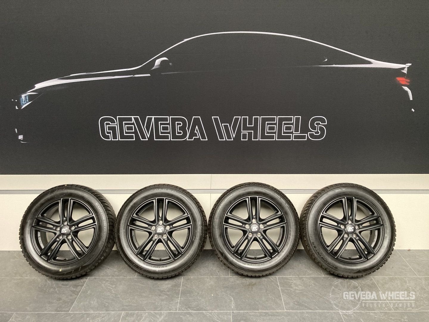 16” VW Polo 2G0 / Audi a1 GB velgen + winterbanden 5x100, Auto-onderdelen, Gebruikt, -, Banden en Velgen, -