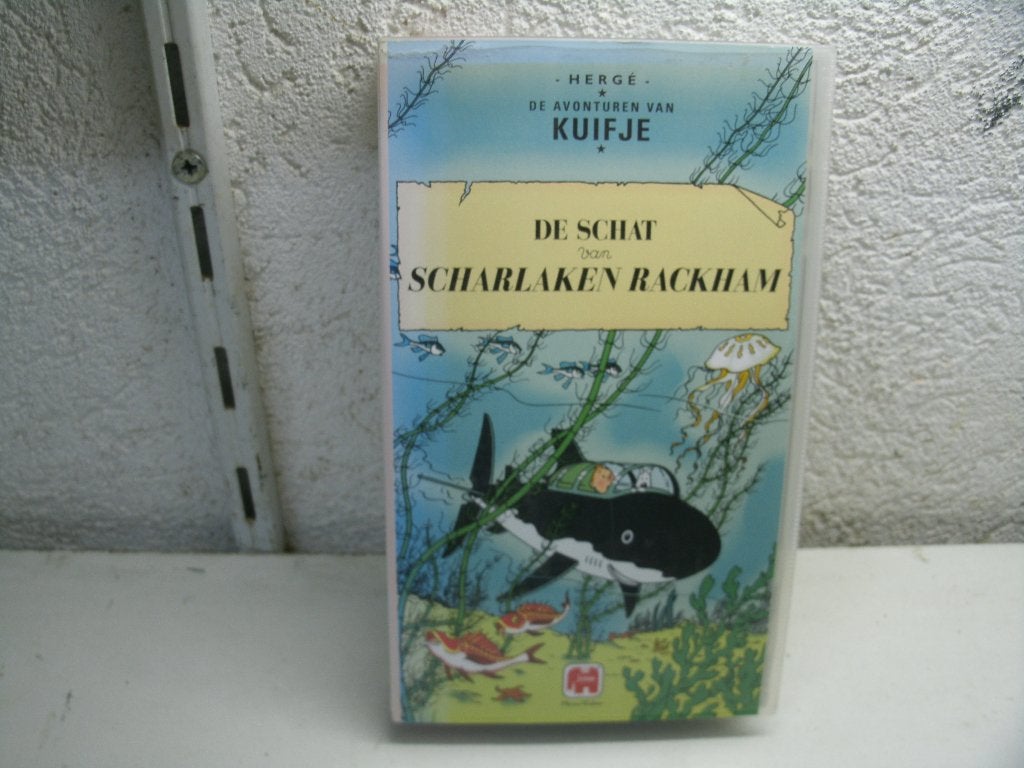 vhs 10a kuifje de schat van scharlaken rackham, Alle leeftijden, Ophalen of Verzenden, Zo goed als nieuw