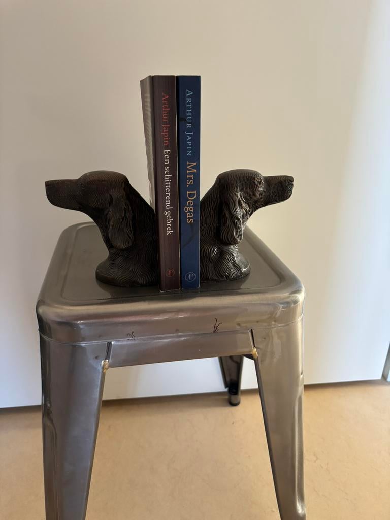 Boekensteunen /brons, Antiek en Kunst, Ophalen of Verzenden