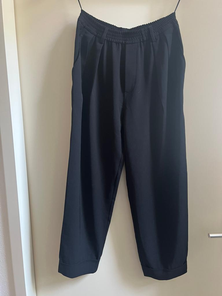 Graumann mooie zwarte broek/ maat xs/elastische tailleband, Verzenden, Zwart, Zo goed als nieuw, Maat 34 (XS) of kleiner