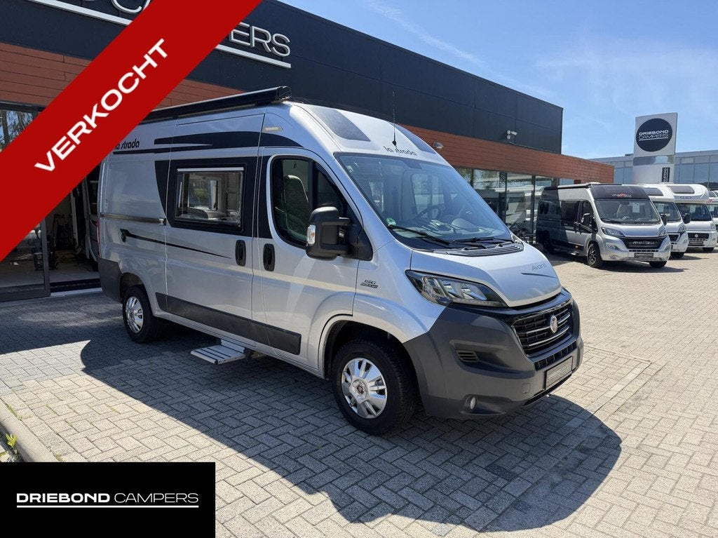 La strada Avanti M 540CM 150PK Luifel Swing Fietsenrek Bearl, Caravans en Kamperen, Campers, Buscamper of Camperbus, Airbags, Tot en met 2