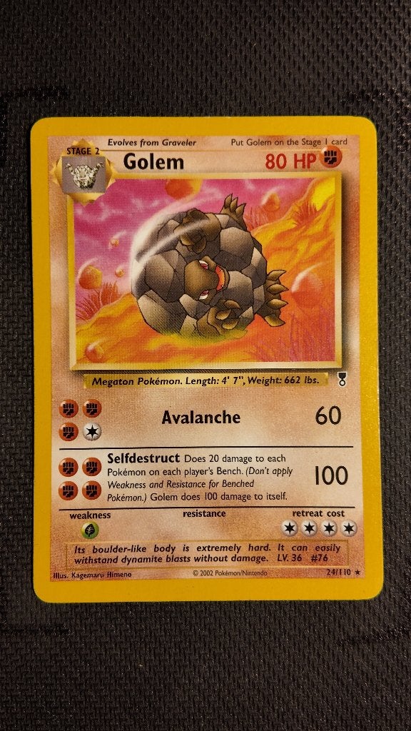 Golem 24 Legendary Collection | Pokemon kaart, Ophalen, Zo goed als nieuw, Losse kaart
