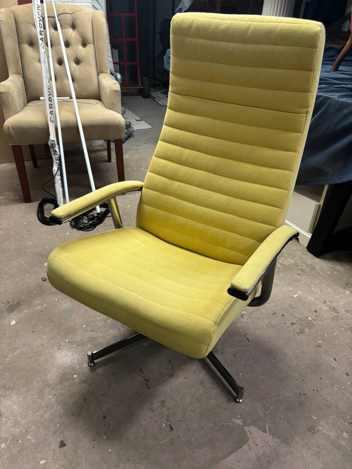 Design fauteuil - 65x65x40H, 1025xe, 75 tot 100 cm, Ophalen of Verzenden, Zo goed als nieuw