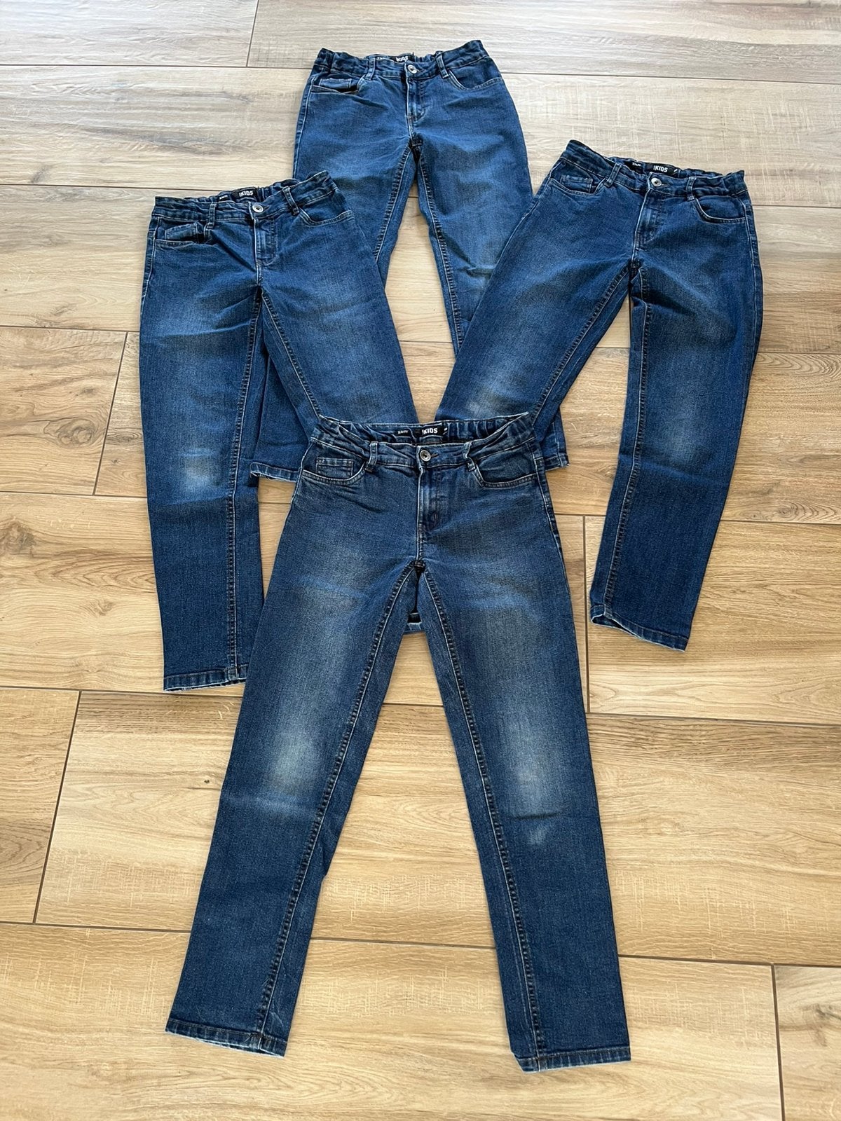Set van 4 slim fit spijkerbroeken Europe kids maat 152