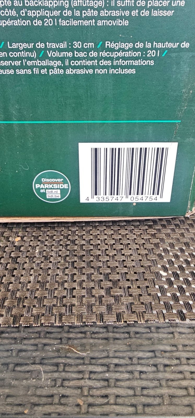 Parkside handgrasmaaier met opvangbak, Tuin en Terras, Handgrasmaaier, Minder dan 30 cm, Ophalen of Verzenden, Opvangbak