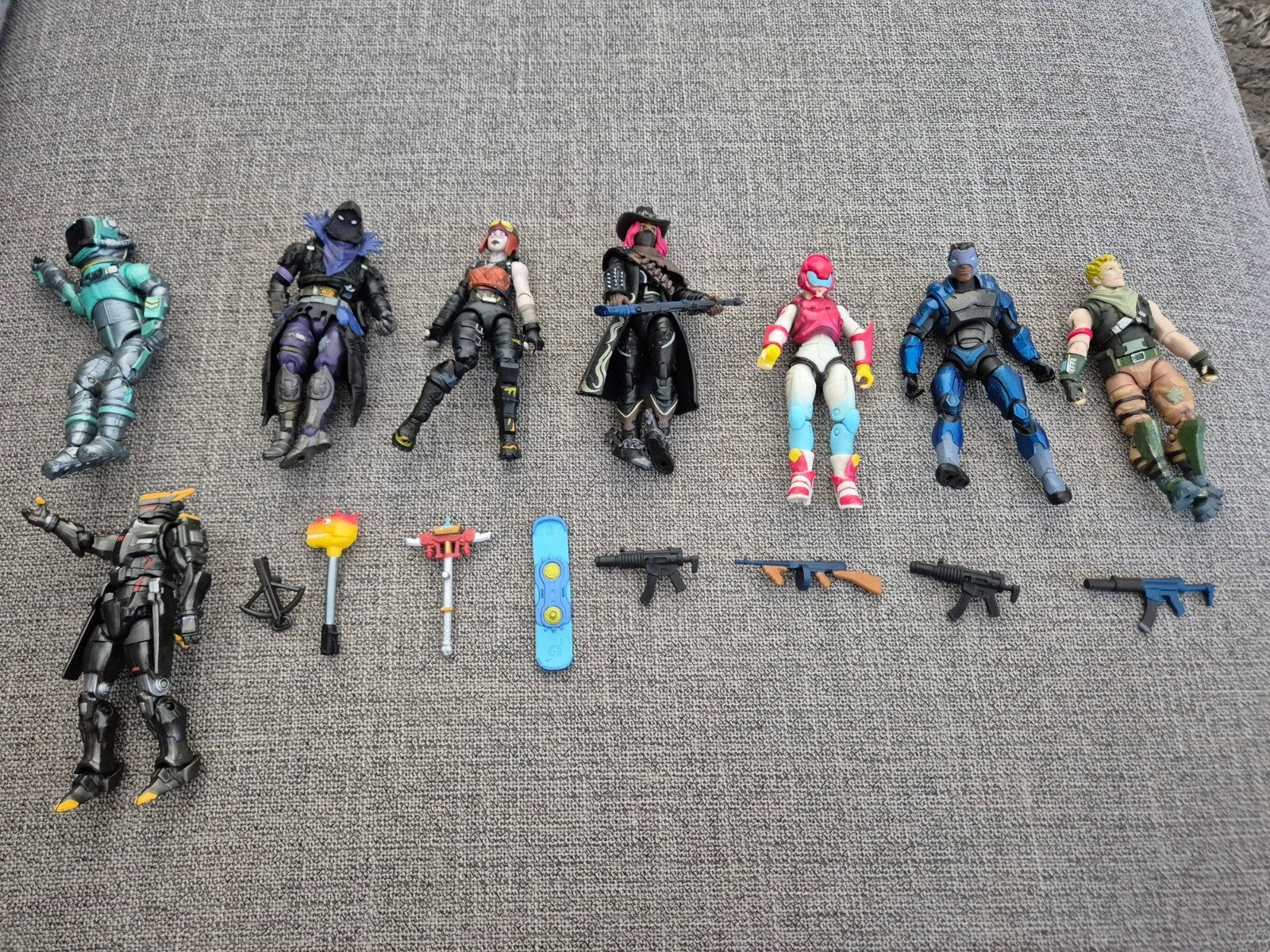 Diverse Fortnite poppetjes - Complete set met accessoires, Ophalen of Verzenden, Zo goed als nieuw