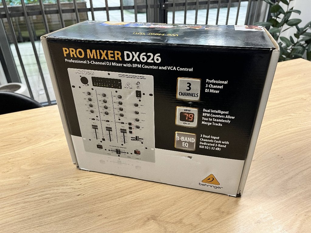 Behringer DX 626 DJ Mixer, Muziek en Instrumenten, Ophalen of Verzenden, Zo goed als nieuw, Minder dan 5 kanalen, Microfooningang