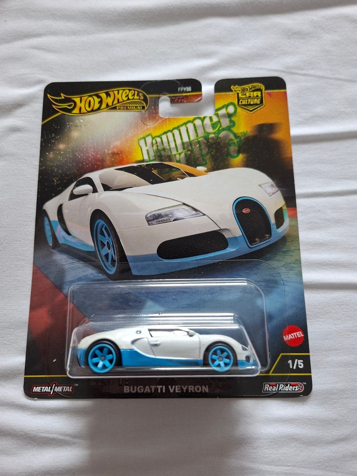 Hot Wheels Premium Bugatti Veyron - Car Culture, Ophalen of Verzenden, Nieuw, Auto