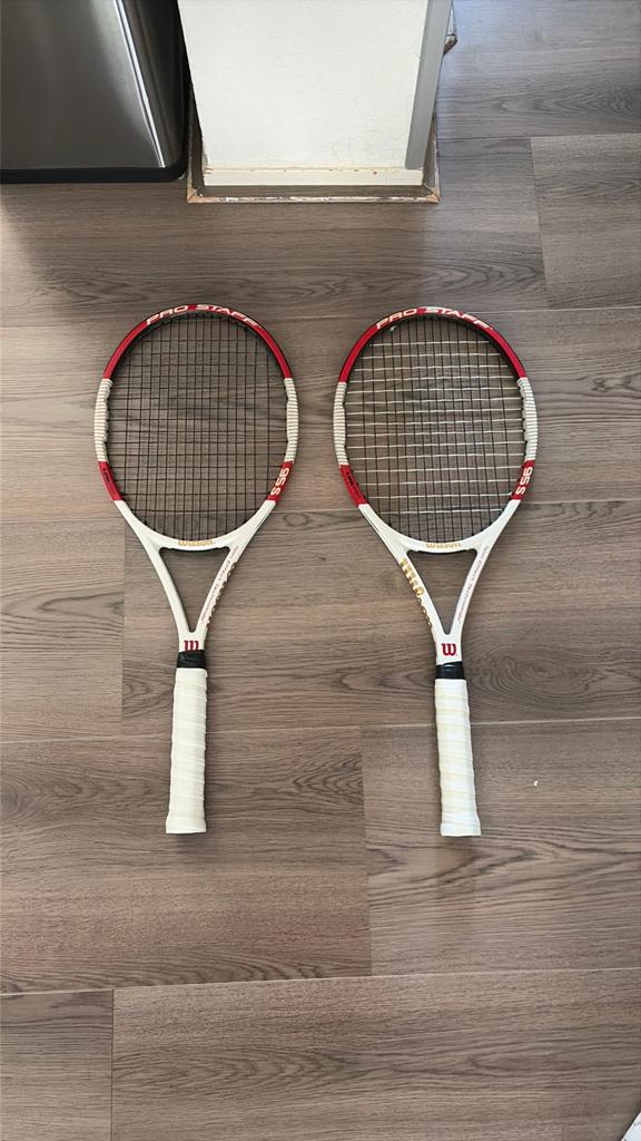 Gloednieuwe rackets wilson 95s, Sport en Fitness, Tennis, Ophalen, Zo goed als nieuw, Racket, Wilson