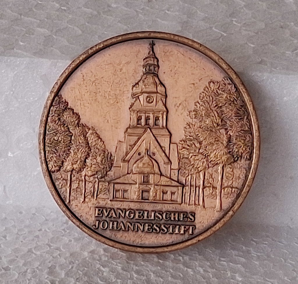 penning Evangelisches Johannesstift te Duitsland, Postzegels en Munten, Penningen en Medailles, Ophalen of Verzenden, Overige materialen