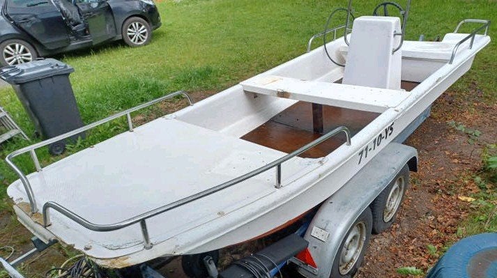 California Skiff JV1650 met stuurconsole, stuur Opknapper, Ophalen, Gebruikt, Beekman, Buitenboordmotor