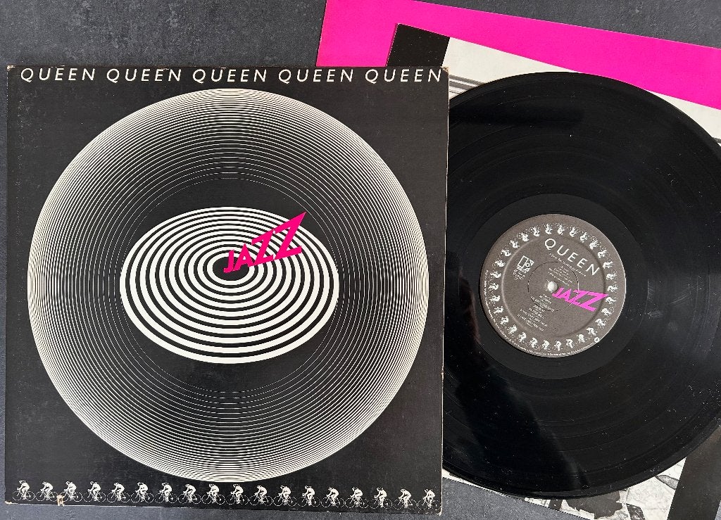 QUEEN - Jazz ( USA LP; w/poster ), LP, Ophalen of Verzenden, Zo goed als nieuw, Inclusief binnenhoes