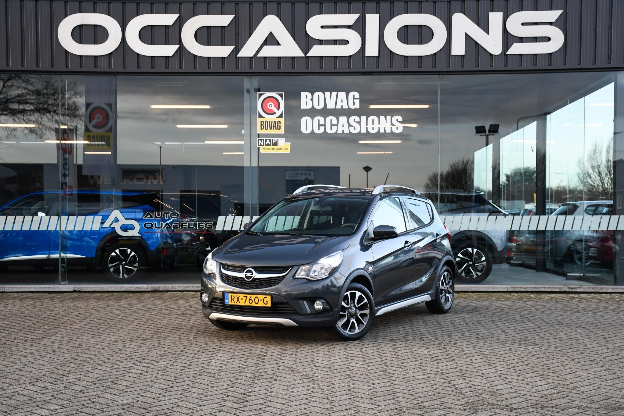 Opel KARL 1.0 Rocks Online Edition APPLE CARPLAY/ NAVIGATIE, Auto's, Voorwielaandrijving, Stof, Gebruikt, 23 km/l
