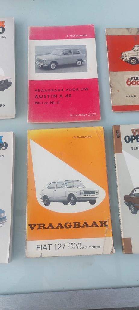 Vraagbaak Fiat 127, Austin A40, Fiat Uno, Peugeot 309, Ophalen of Verzenden, Gelezen