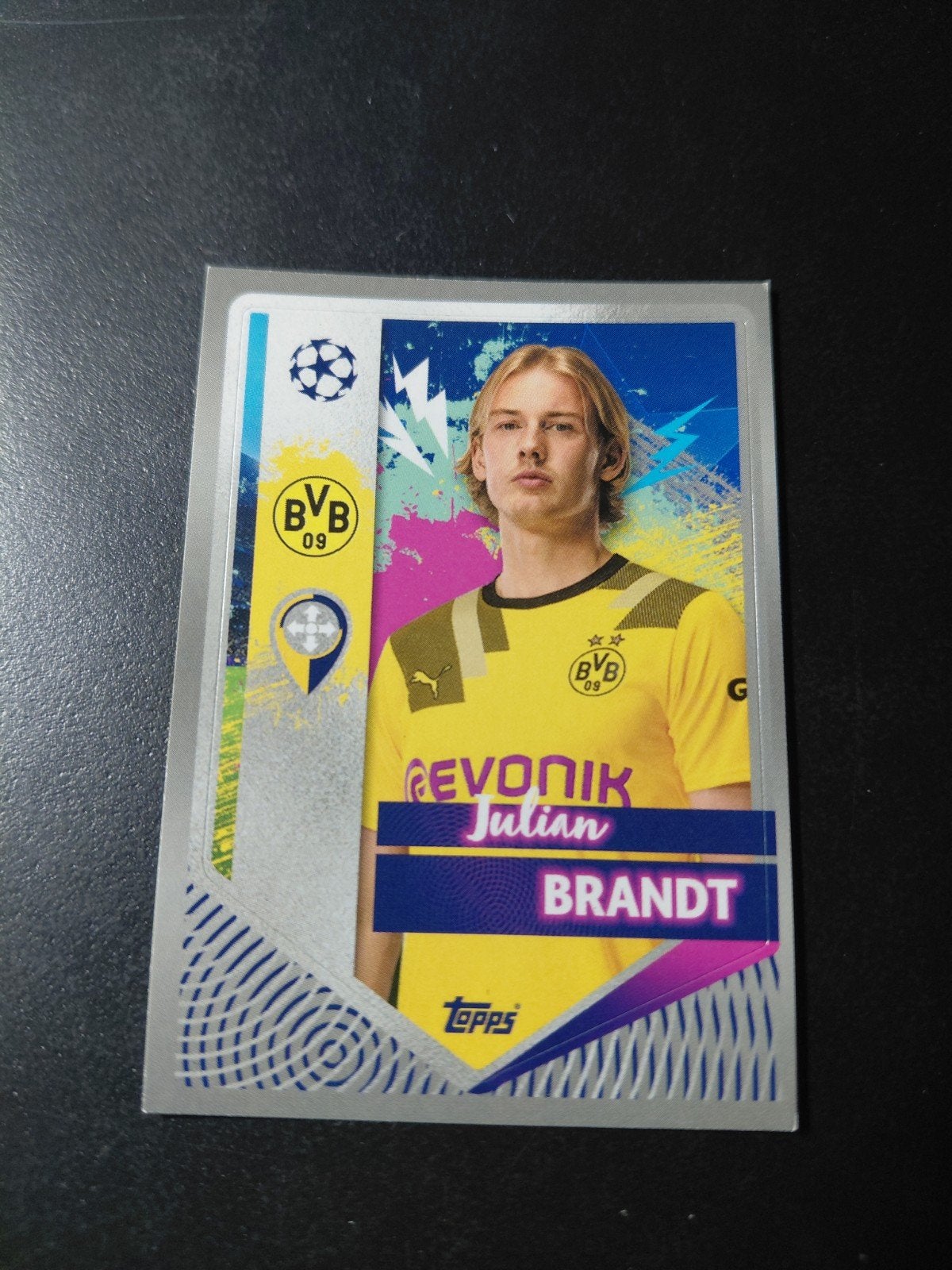 julian brandt (dortmund/afc ajax) topps 2022/23, Verzenden, Nieuw, Ajax, Poster, Plaatje of Sticker