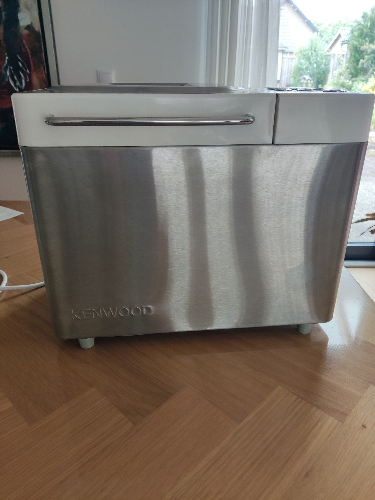Kenwood BM350 Broodbakmachine - RVS met Kijkvenster, Met timer, Gebruikt, Kijkvenster, 800 tot 1200 gram deeg