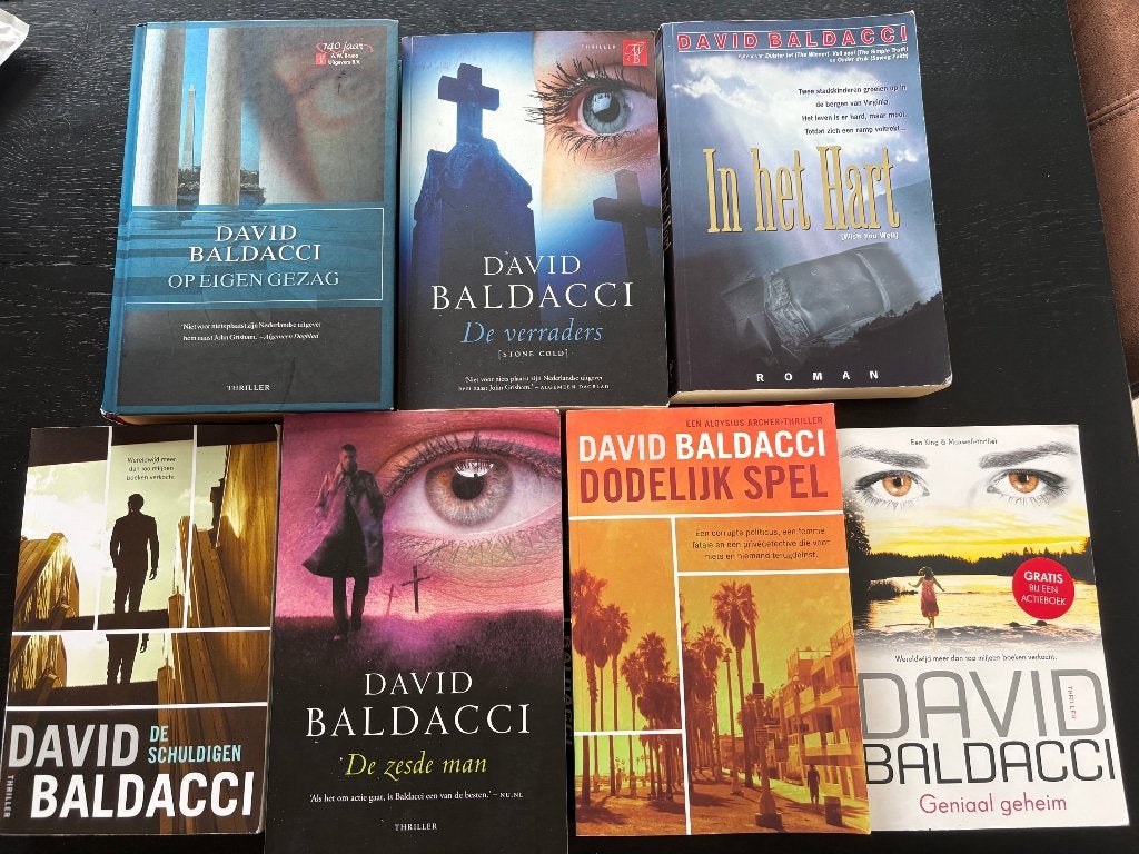 David Baldacci 7 boeken, Ophalen of Verzenden, Zo goed als nieuw