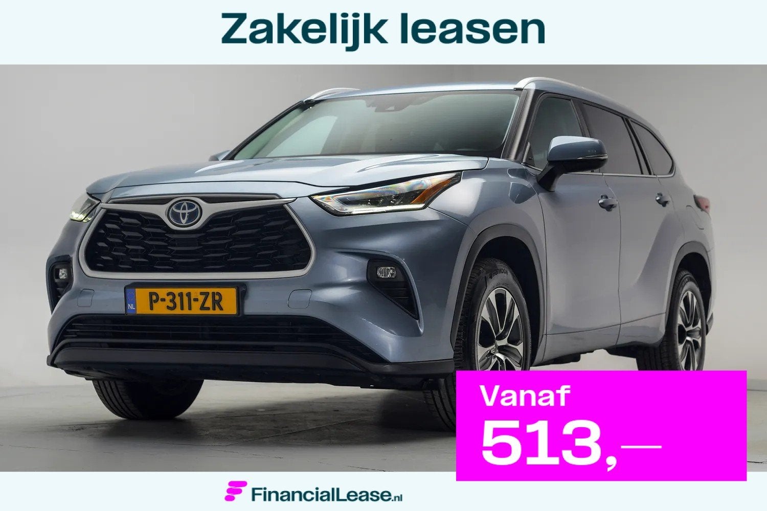 Toyota Highlander 2.5 AWD Hybrid Business Edition 7-Pers. [, Automaat, 15 km/l, Gebruikt, 7 stoelen