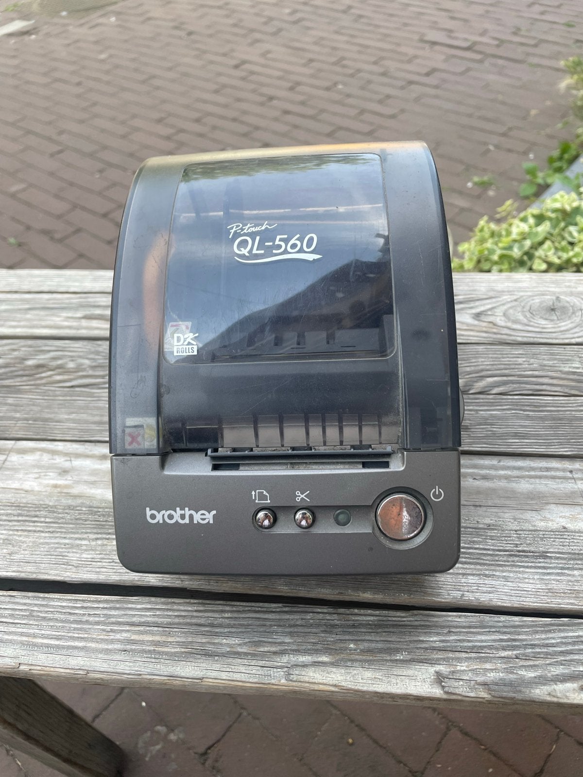 Brother P-touch QL-560 Labelprinter - Zo goed als nieuw, Computers en Software, Labelprinters, Ophalen, Gebruikt, Etiket