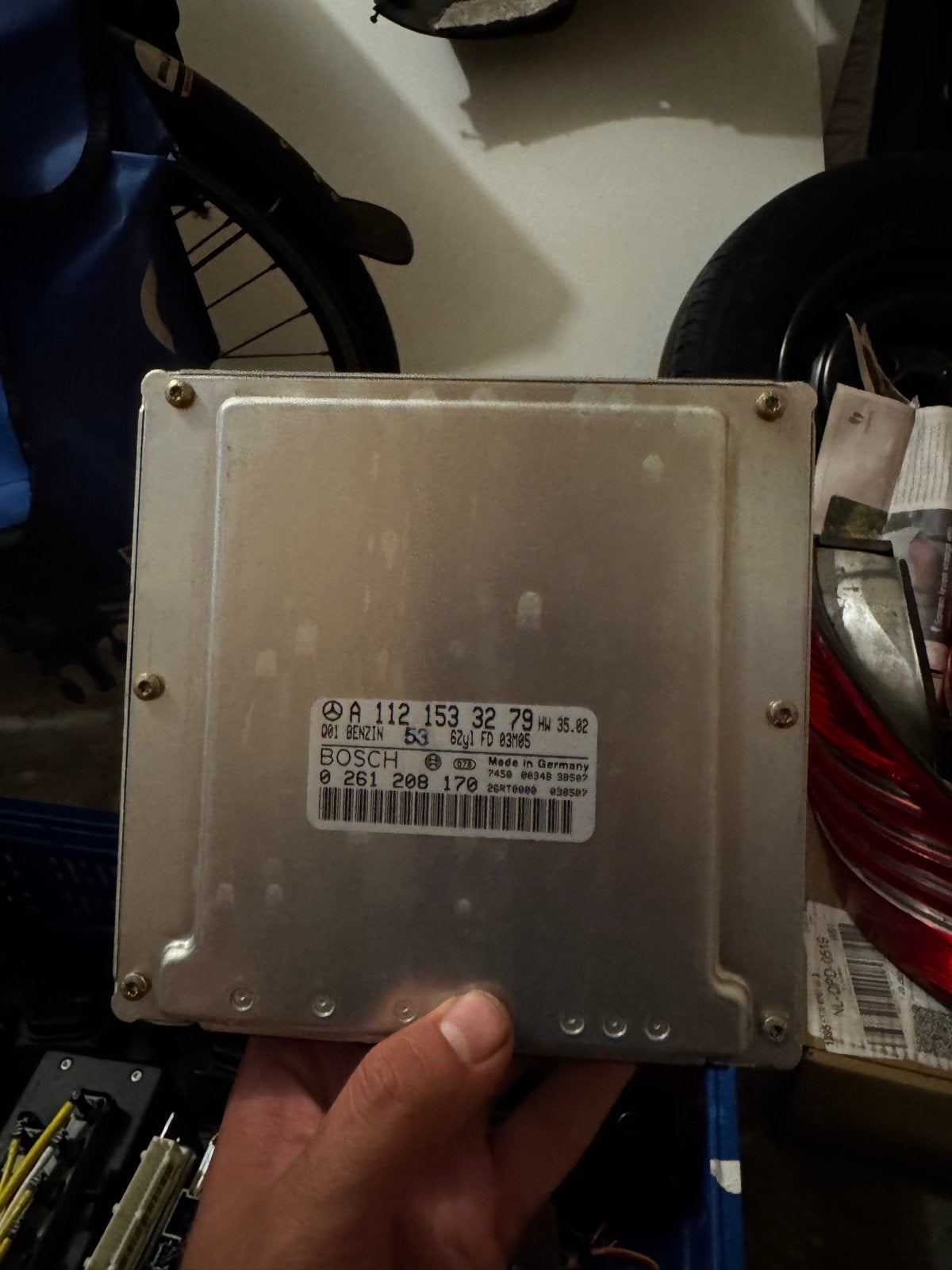 Mercedes W220 S350 Motorstuurapparaat ECU A1121533279 Bosch, Auto-onderdelen, Ophalen of Verzenden, Gebruikt, Mercedes-Benz