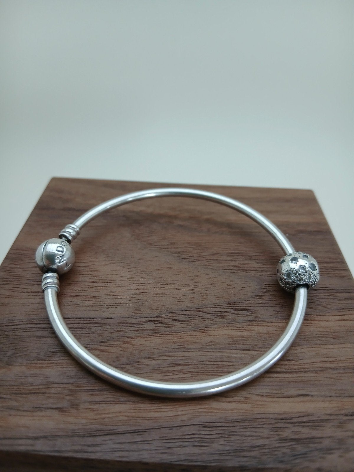 Zilveren Pandora Armband - 19.5 cm, Sieraden, Tassen en Uiterlijk, Armbanden, Ophalen of Verzenden, Gebruikt, Zilver, Zilver