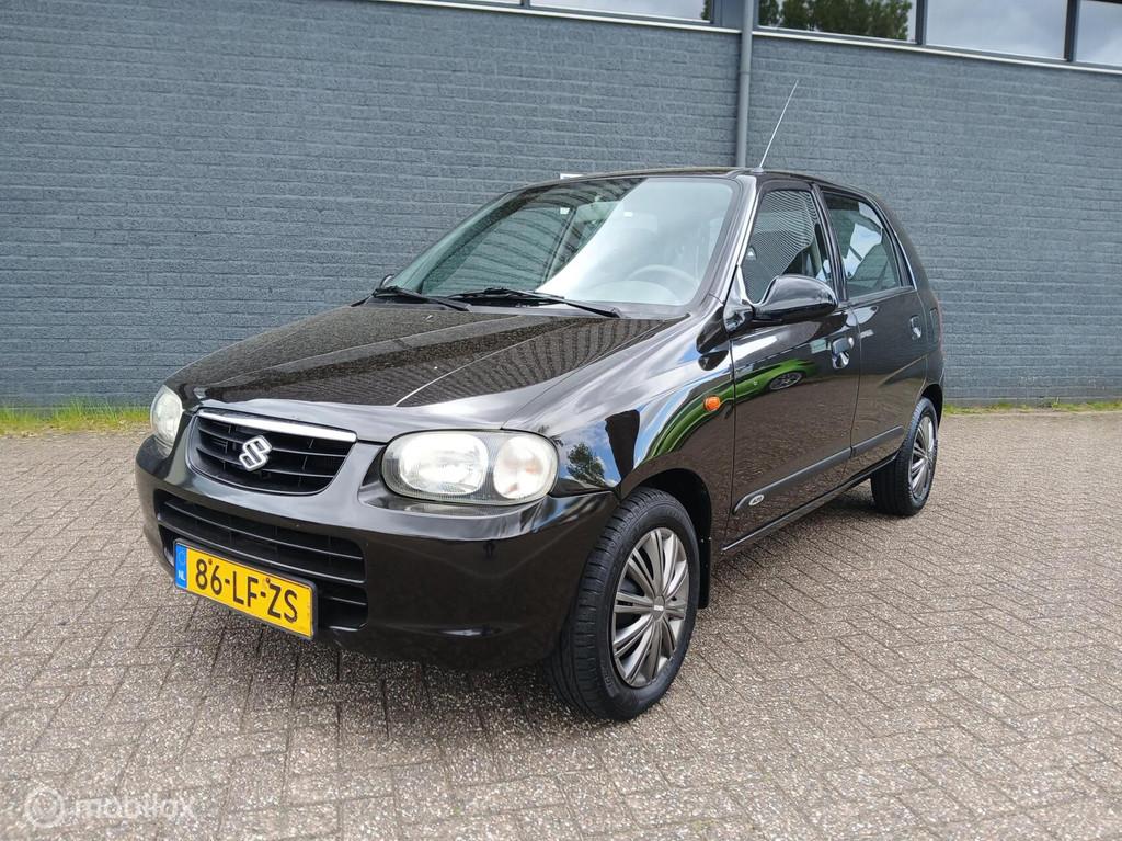 Suzuki Alto 1.1 Automaat/169.000Km Nap/Apk 01-'27, Auto's, Suzuki, Voorwielaandrijving, 4 cilinders, Zwart, Origineel Nederlands