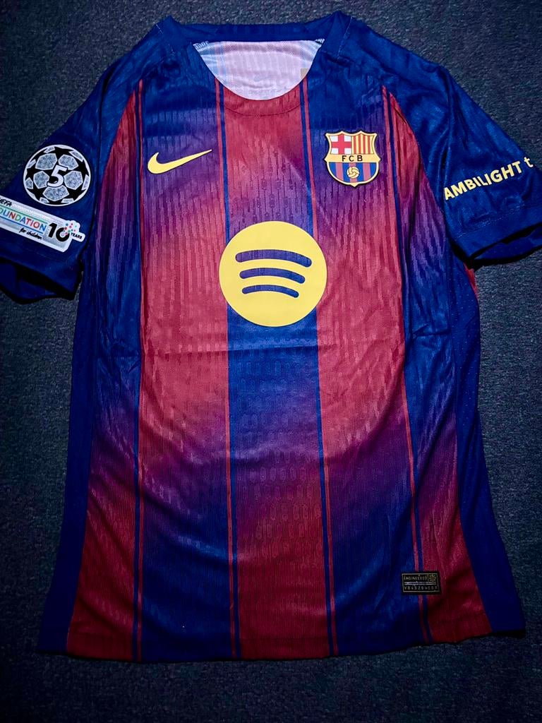 Barcelona thuis shirt player edition 25/26, Maat M, Ophalen of Verzenden, Nieuw, Shirt