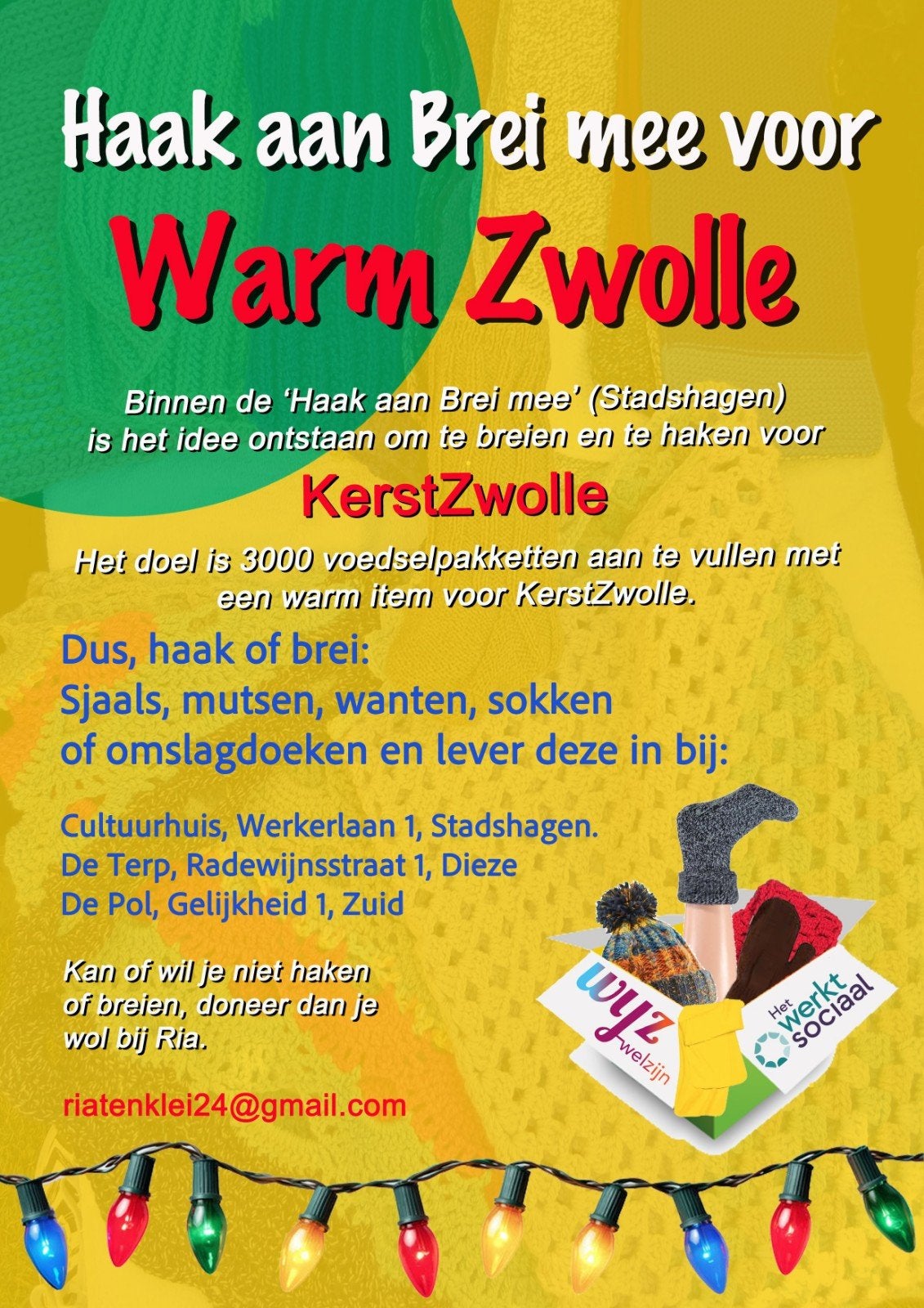 Haaksters/breisters gezocht, Vacatures, Overige niveaus, Overige vormen