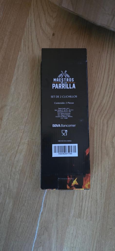 Maestros Parrilla Messenset - 2 BBQ messen, Ophalen of Verzenden, Nieuw, Maestros Parrilla