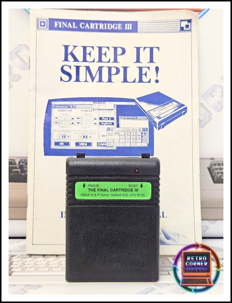 Final Cartridge III Commodore 64 128 Cartridge, Computers en Software, Vintage Computers, Verzenden, Commodore C64