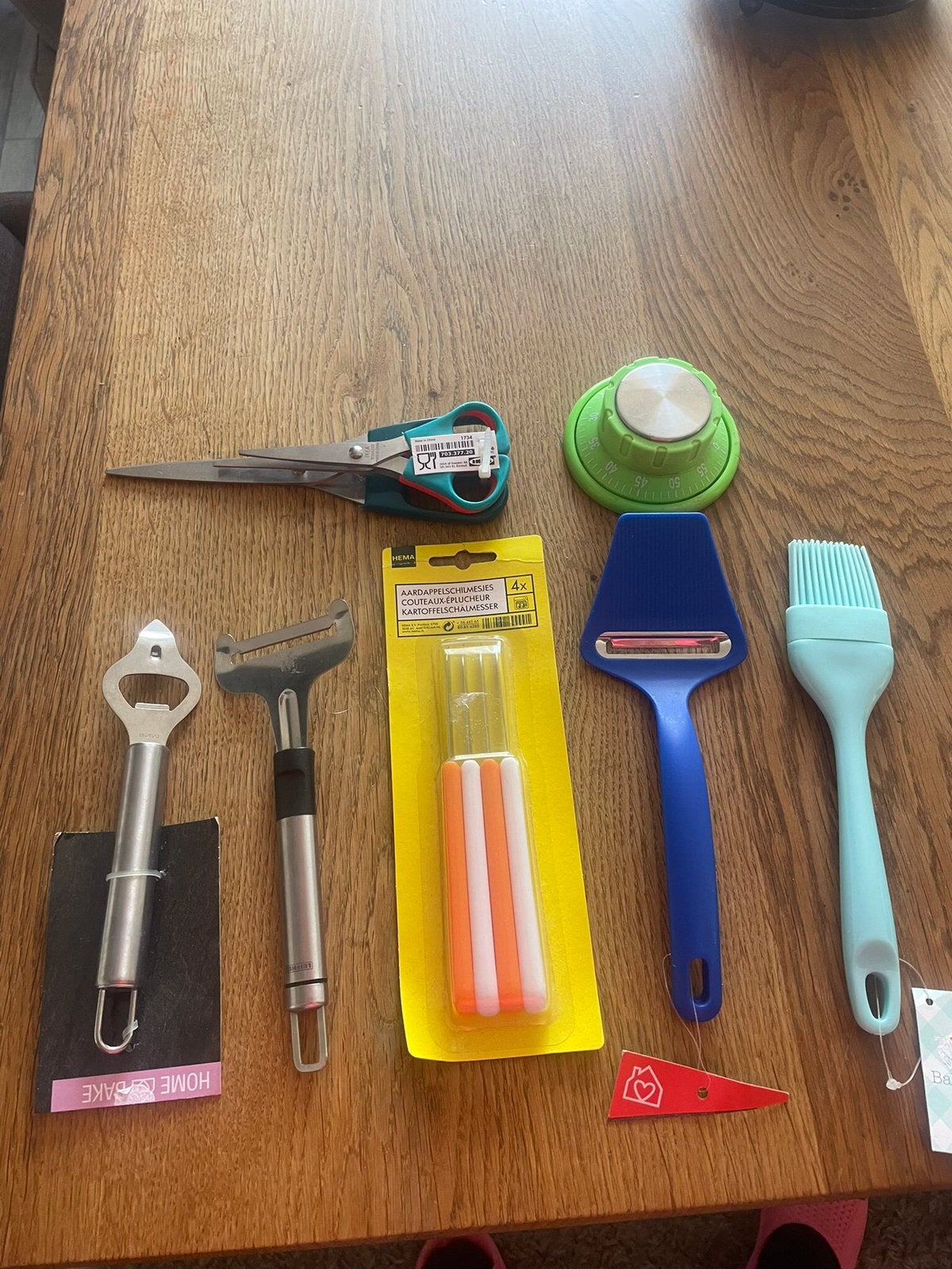 8-Delige Set nog nieuwe Keuken Hulpjes, Overige typen, Ophalen, Nieuw